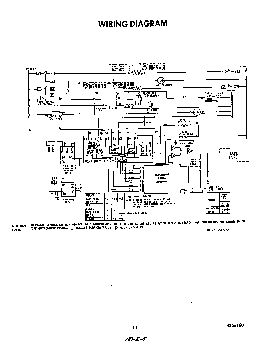 Roper N9357L3 wiring diagram diagram