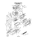 Roper H6358W1 upper oven diagram