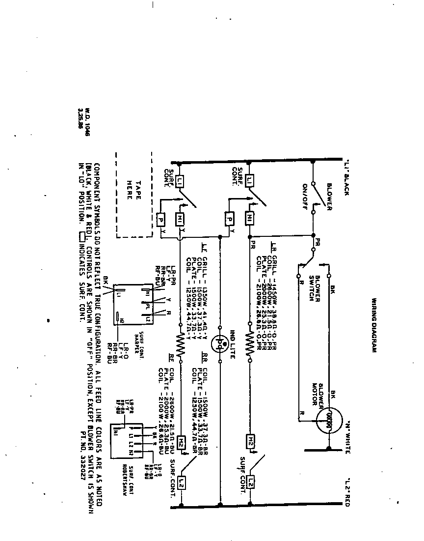 Roper N3357*0 wiring diagram diagram
