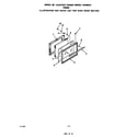 Roper F5358*0 oven door diagram