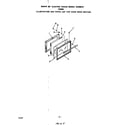 Roper F5258W0 oven door diagram
