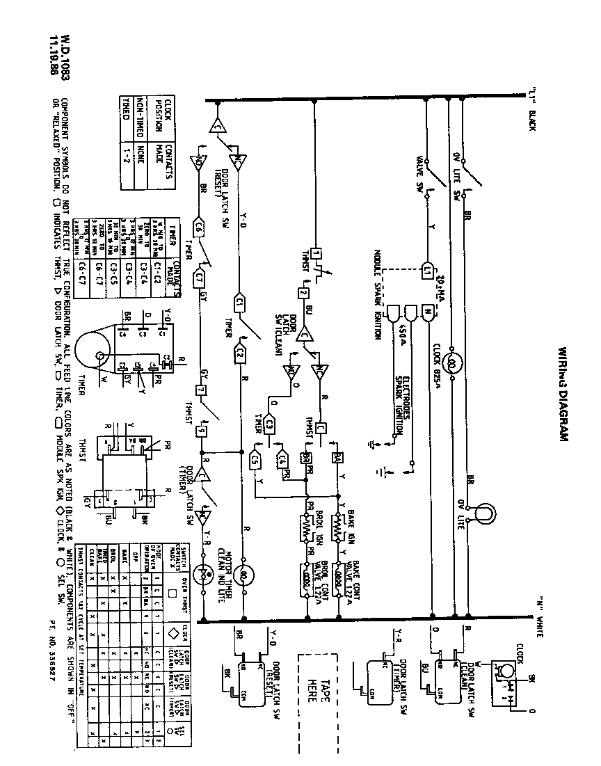 Roper F8558*0 wiring diagram diagram