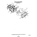 Roper N9157*1 oven door diagram