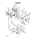 Roper F4357W0 burner diagram
