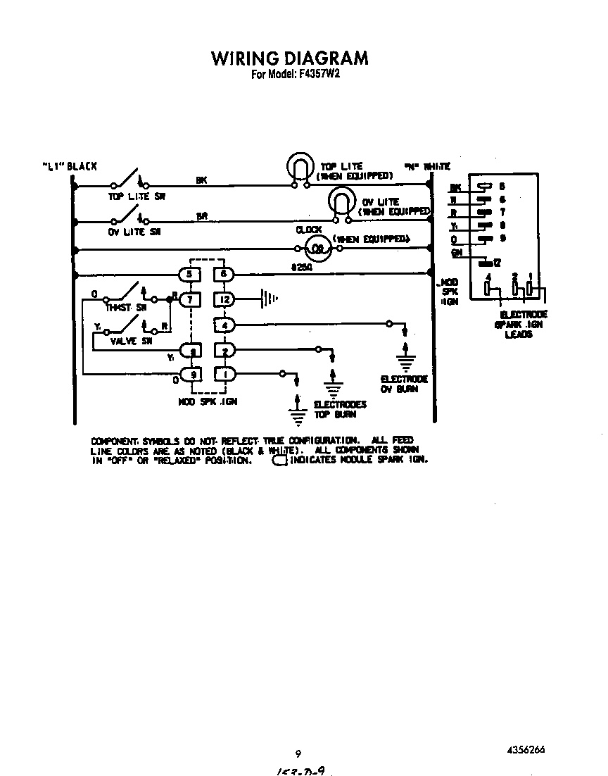 Roper F4357*2 wiring diagram diagram