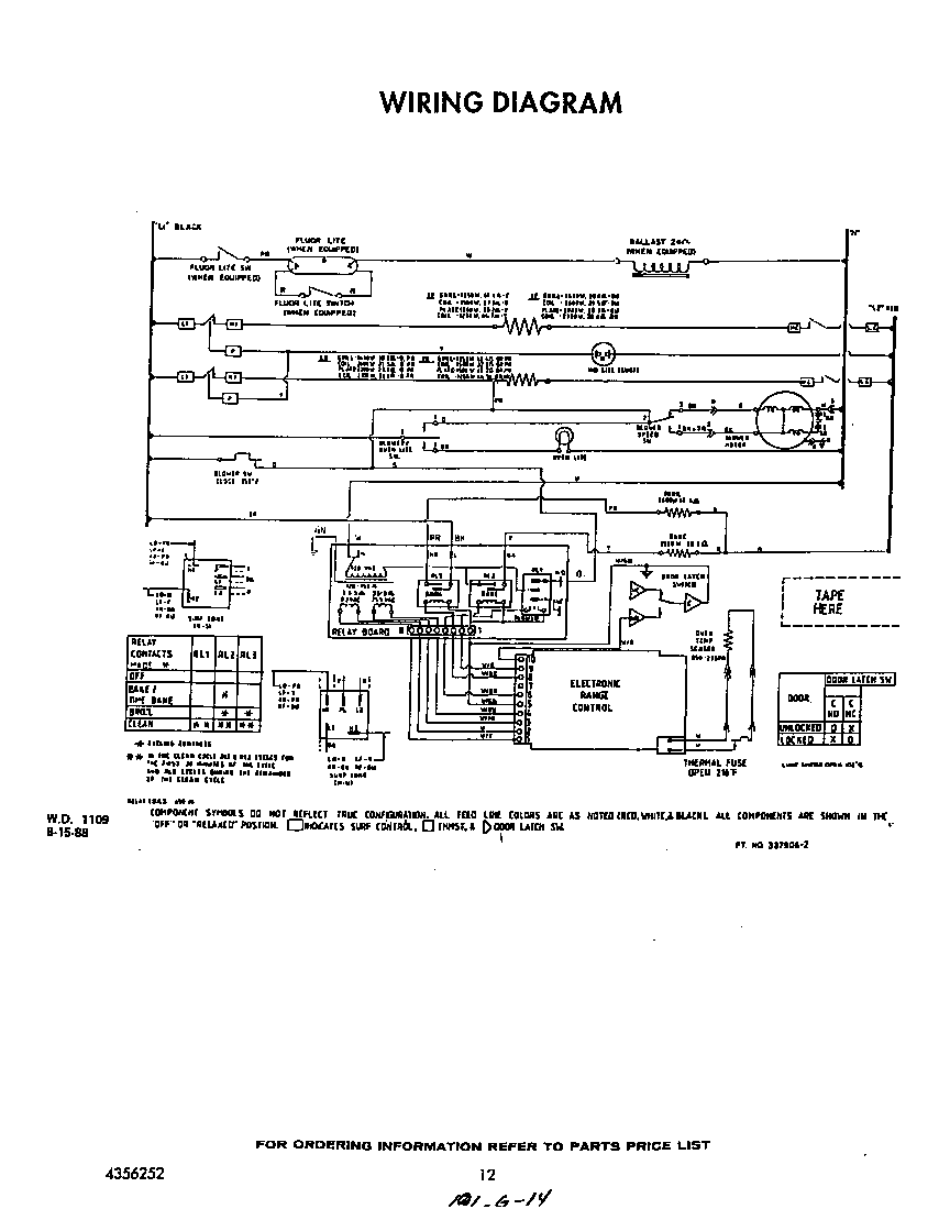 Roper N9457X5 wiring diagram diagram
