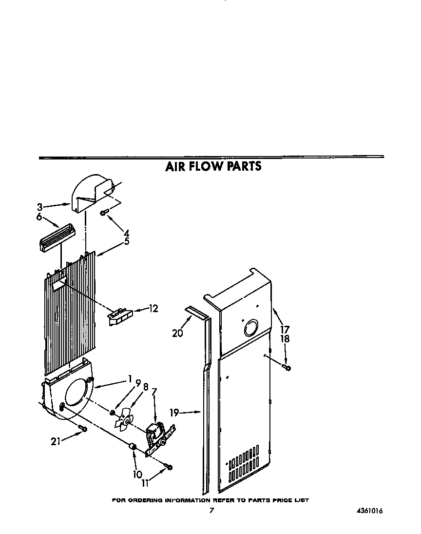 KitchenAid KSRB25QXWH00 air flow diagram