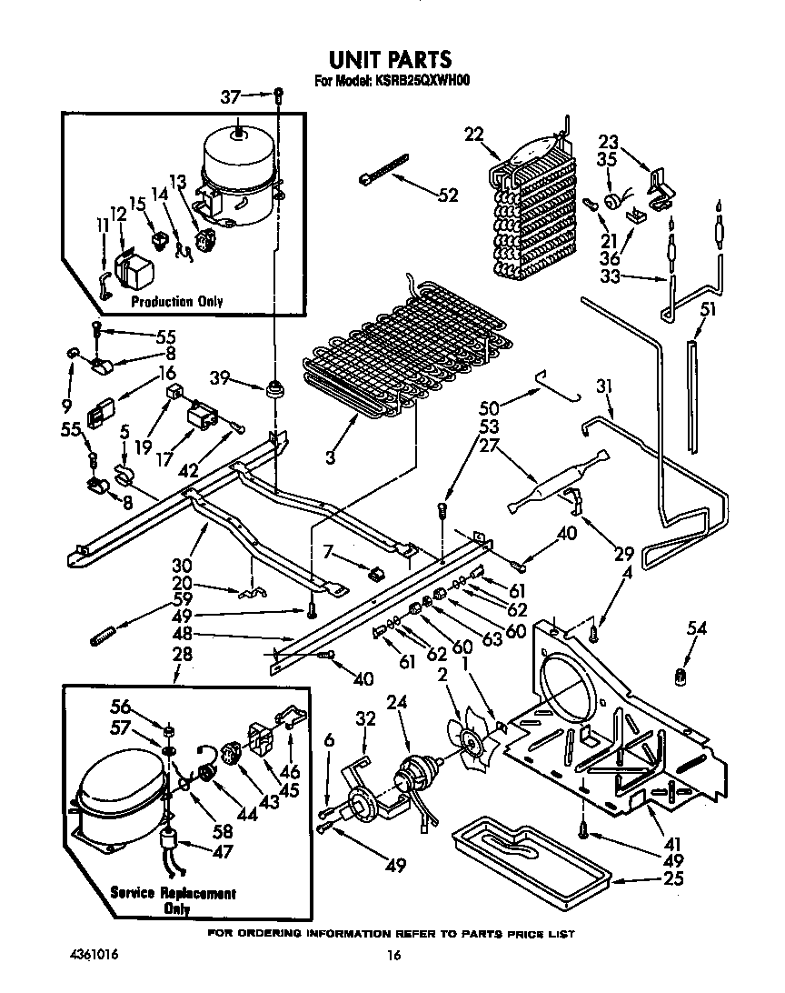 KitchenAid KSRB25QXWH00 unit diagram