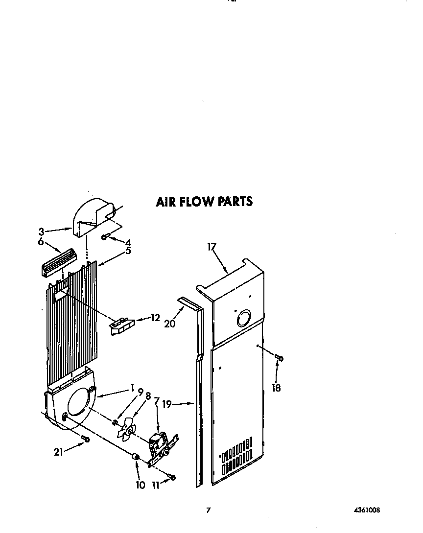 KitchenAid KSRS22QXWH00 air flow diagram