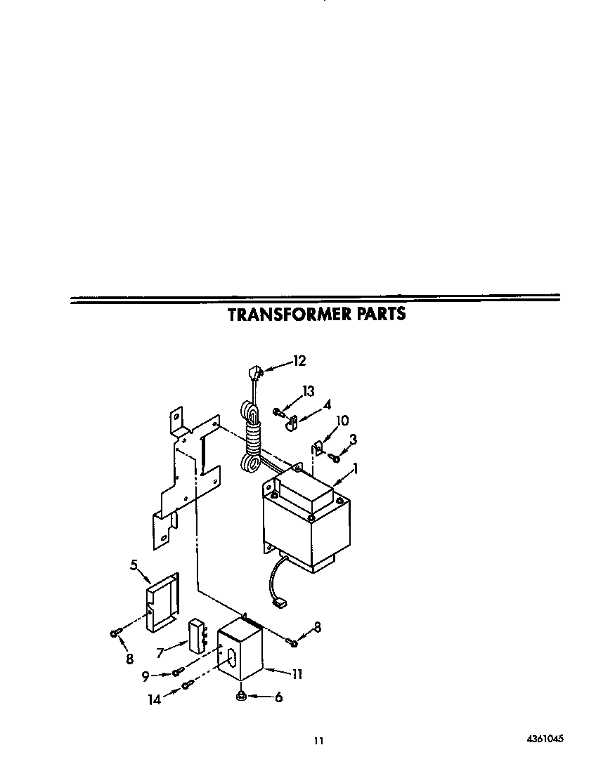 Whirlpool 6ET16ZKXWW00 transformer diagram