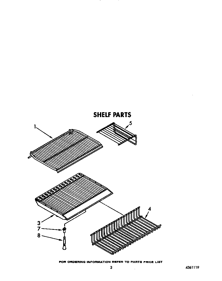 Roper RT18EKRXW02 shelf diagram