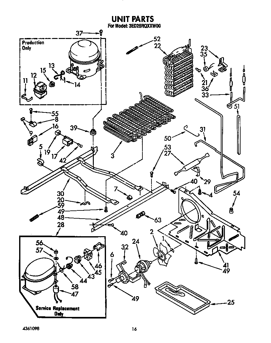 Whirlpool 3ED25RQXXW00 unit diagram