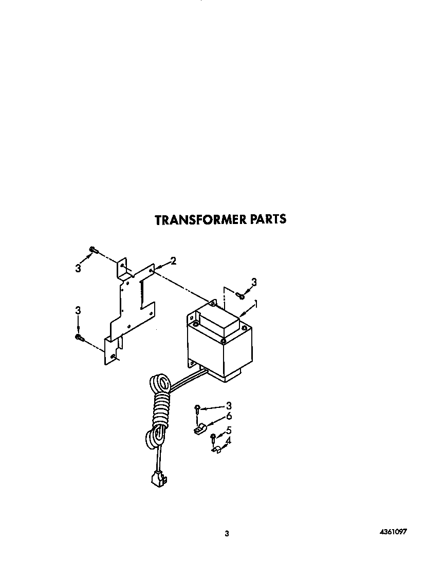 Whirlpool 3ED22RQXXW00 transformer diagram