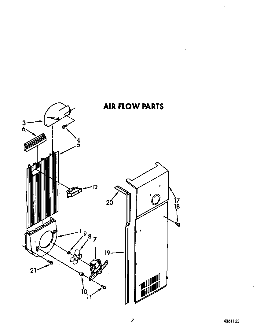 KitchenAid KSRS25QXWH10 air flow diagram