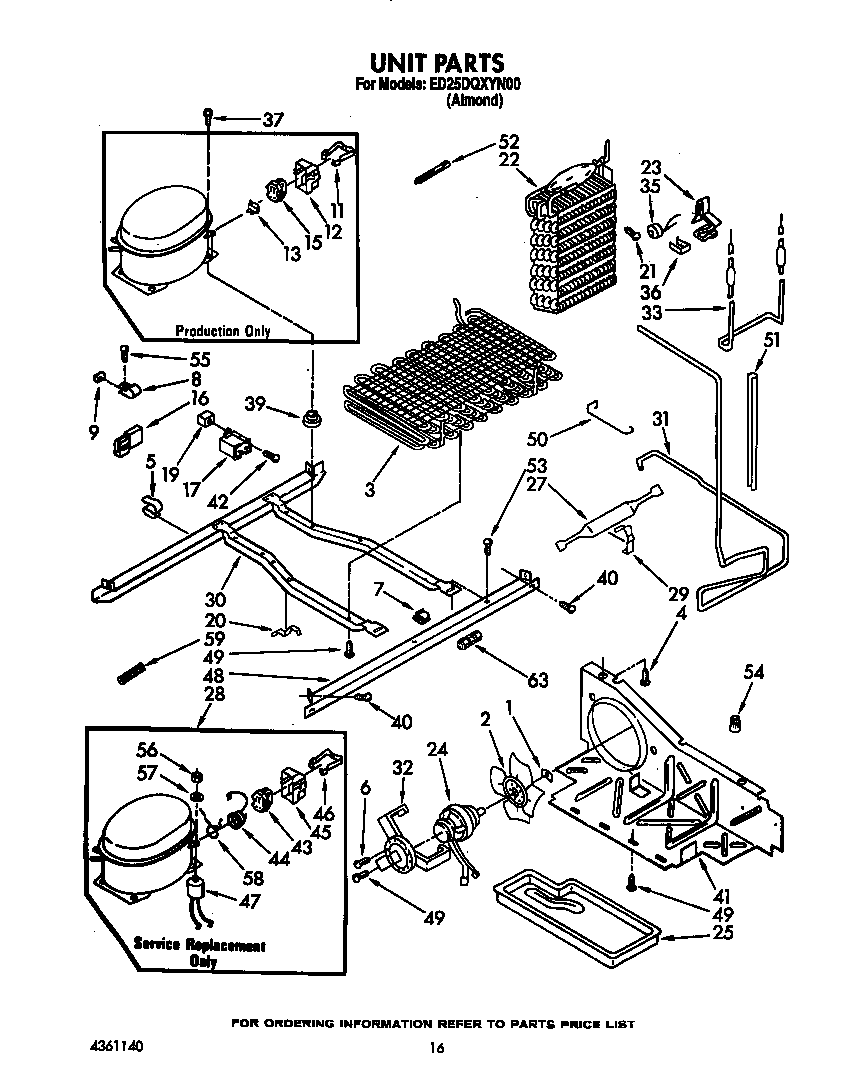 Whirlpool ED25DQXYW00 unit diagram