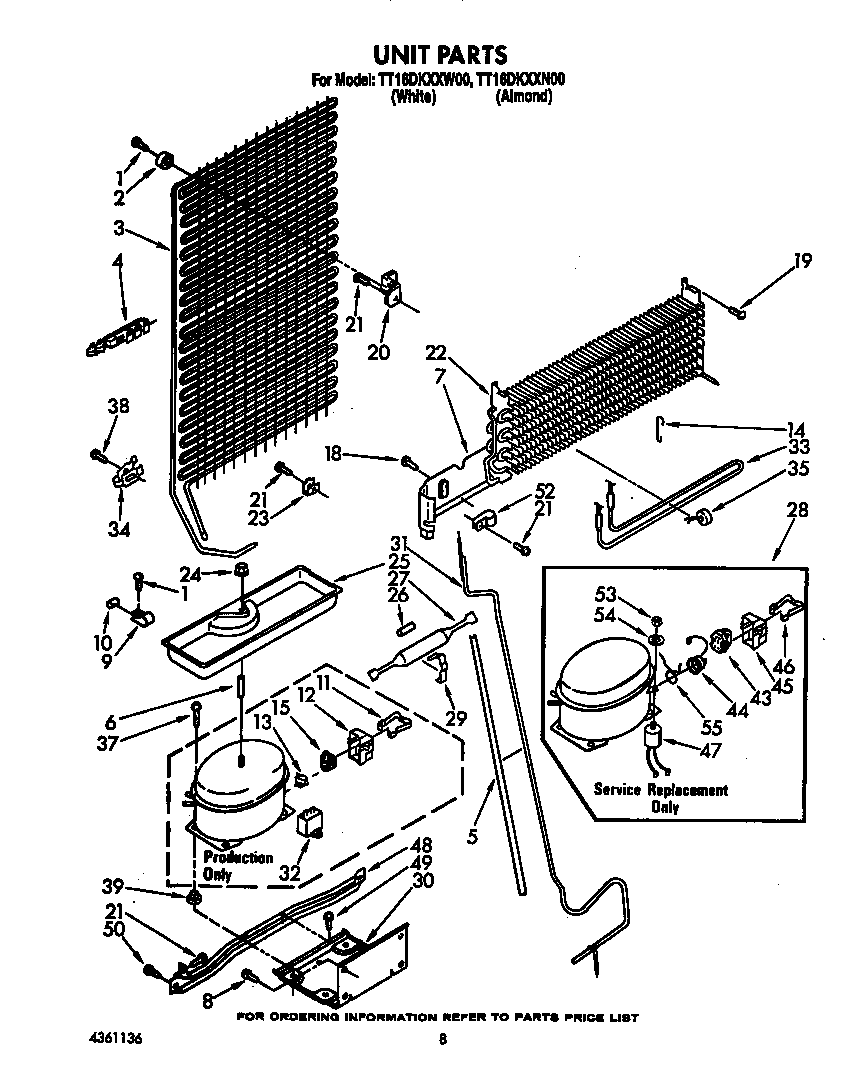 Estate TT16DKXXW00 unit diagram
