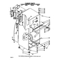 Roper RT18BKXXW00 cabinet diagram