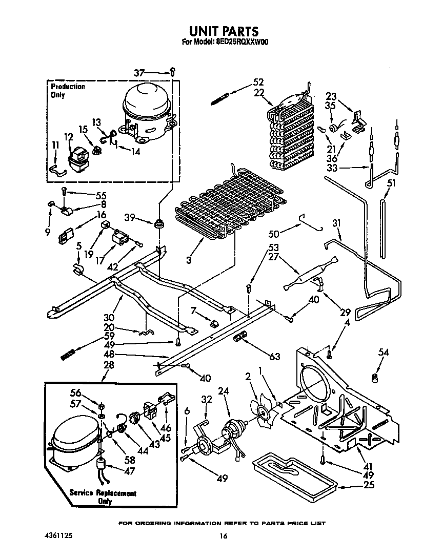 Whirlpool 8ED25RQXXW00 unit diagram