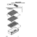 Roper RT14FCLWW00 shelf diagram