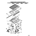 Whirlpool ET18NMYAW00 compartment separator diagram