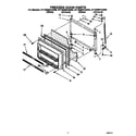 Whirlpool ET18NMYAW00 freezer door diagram