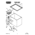 Roper RH1200RXW00 cabinet parts diagram