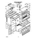 Whirlpool SM988PESW7 upper oven diagram