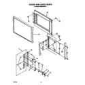 Whirlpool SM988PESW7 door and latch diagram