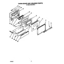 Whirlpool SS373PEXT0 oven door and drawer diagram