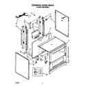 Whirlpool TGR51W0WW2 external oven diagram