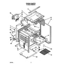 Whirlpool SF302BEYQ1 oven diagram