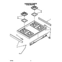 Whirlpool SM980PEYW0 cooktop diagram