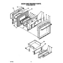 Whirlpool SM980PEYW0 door and drawer diagram
