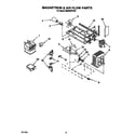 Whirlpool SM980PEYW0 magnetron and airflow diagram