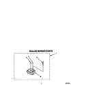 Whirlpool SF317PCYW0 sealed burner diagram