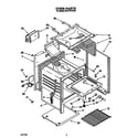 Whirlpool SF317PCYW0 oven diagram
