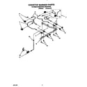 Whirlpool SF367PEYW0 cooktop burner diagram