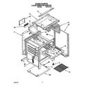 Whirlpool 8SF302PSYW0 oven diagram
