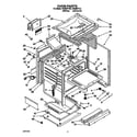 Roper FGS387YW2 oven diagram