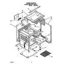 Roper FGP310YW1 oven parts diagram