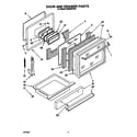 Whirlpool RS363PXYH2 door and drawer diagram