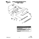 Whirlpool SM980PEYW2 upper oven support diagram