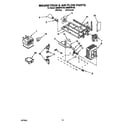 Whirlpool SM980PEYW2 magnetron & air flow diagram
