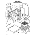 Whirlpool RF4700XWW1 oven diagram