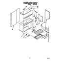 Whirlpool SE960PEYW3 upper oven diagram