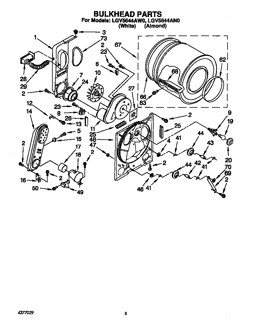 Whirlpool LGV5644AW0 null diagram