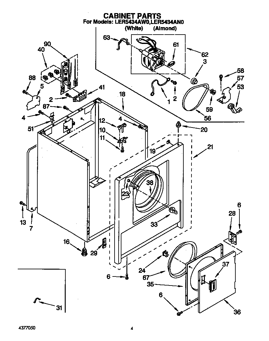 Whirlpool LER5434AW0 null diagram