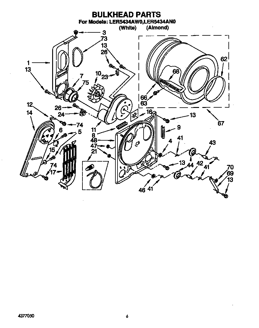 Whirlpool LER5434AW0 null diagram