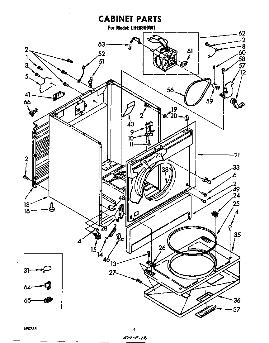 Whirlpool LHE9800W1 null diagram