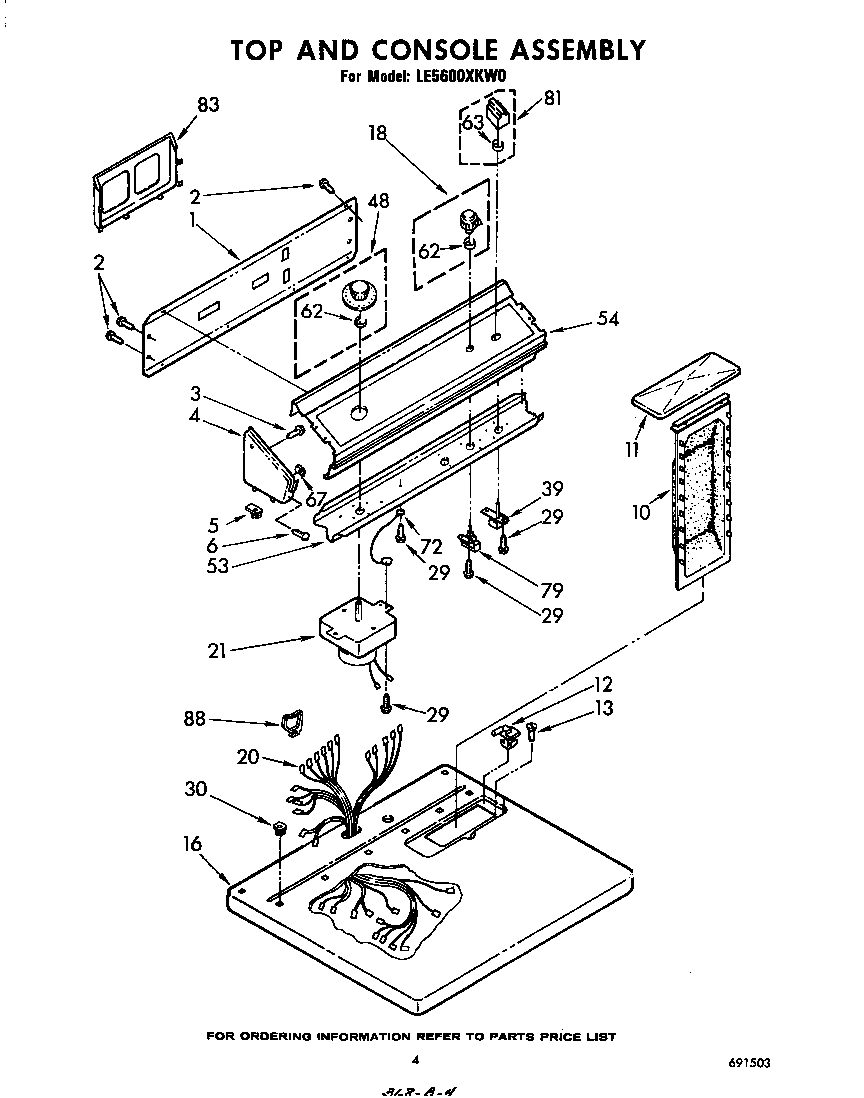 Whirlpool LE5600XKW0 null diagram